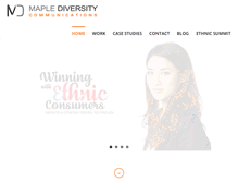 Tablet Screenshot of maplediversity.ca